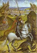 Rogier van der Weyden St. George and Dragon oil painting picture wholesale